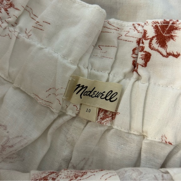 Madewell Paperbag Shorts in Paradise Toile - Picture 9 of 9